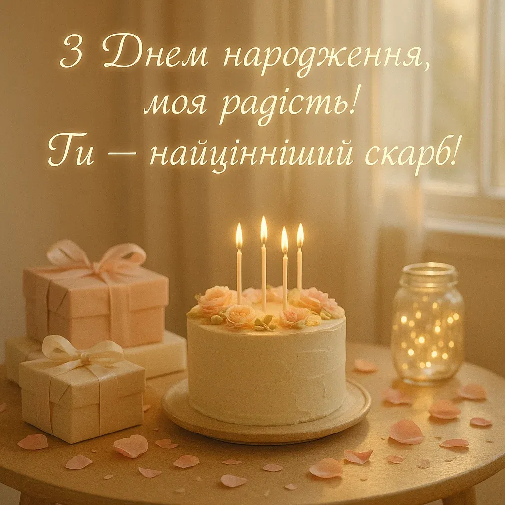 Привітання для внучки з днем народження