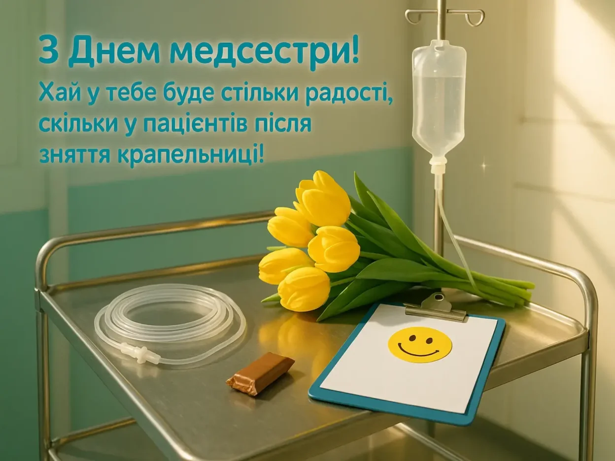 Смішні привітання з днем медсестри
