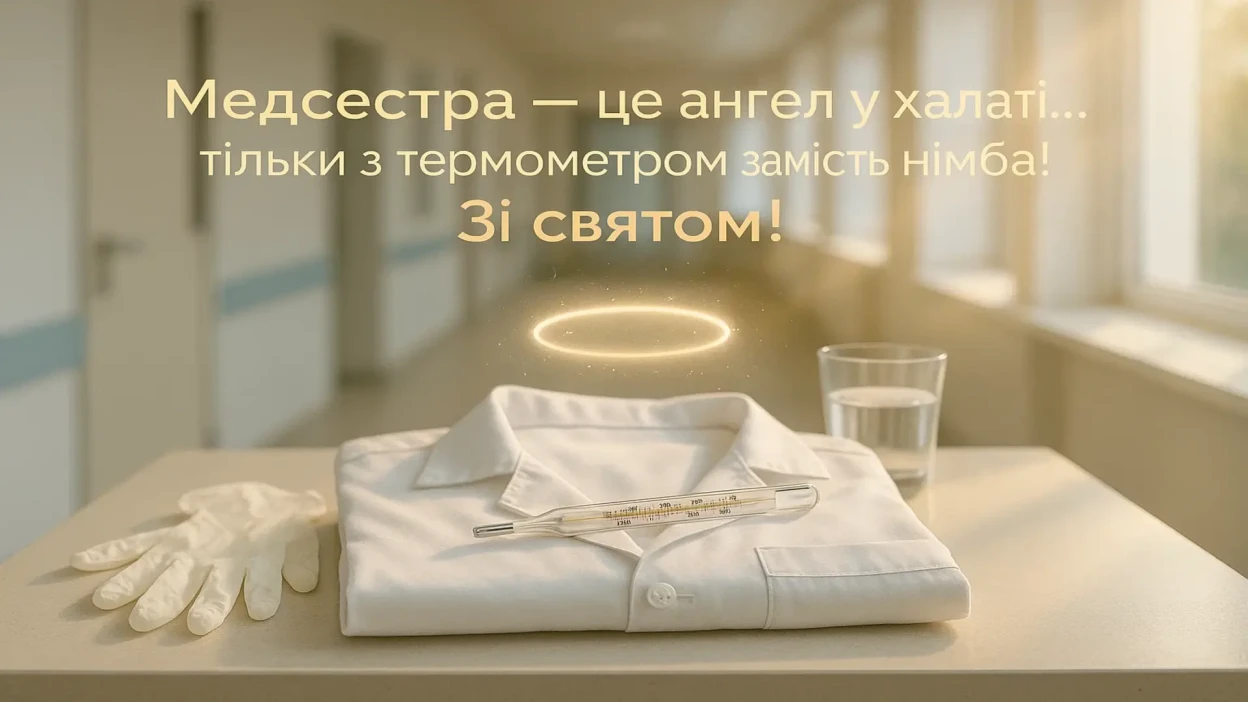 Смішні привітання з днем медсестри