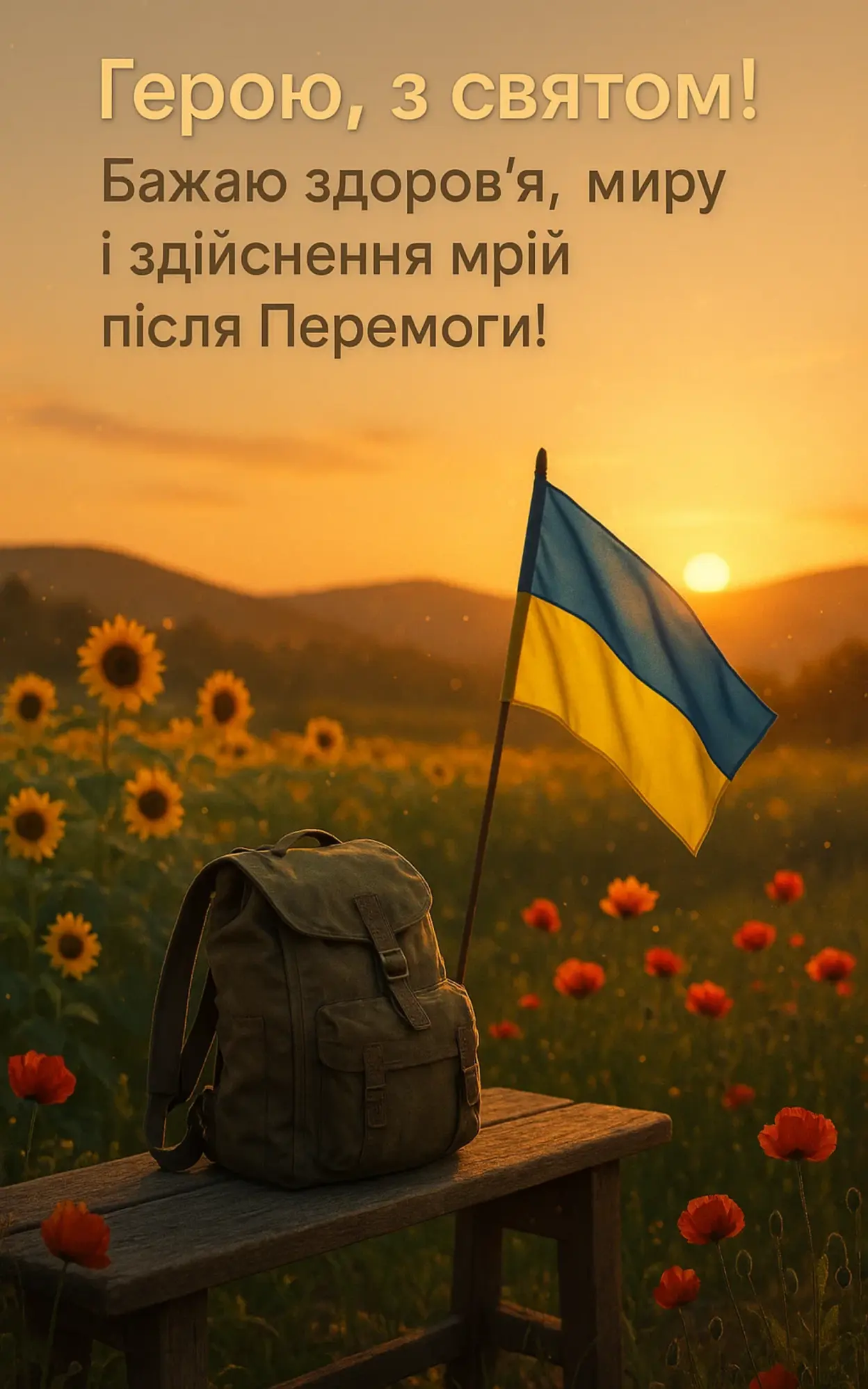 Привітання воїна з днем народження