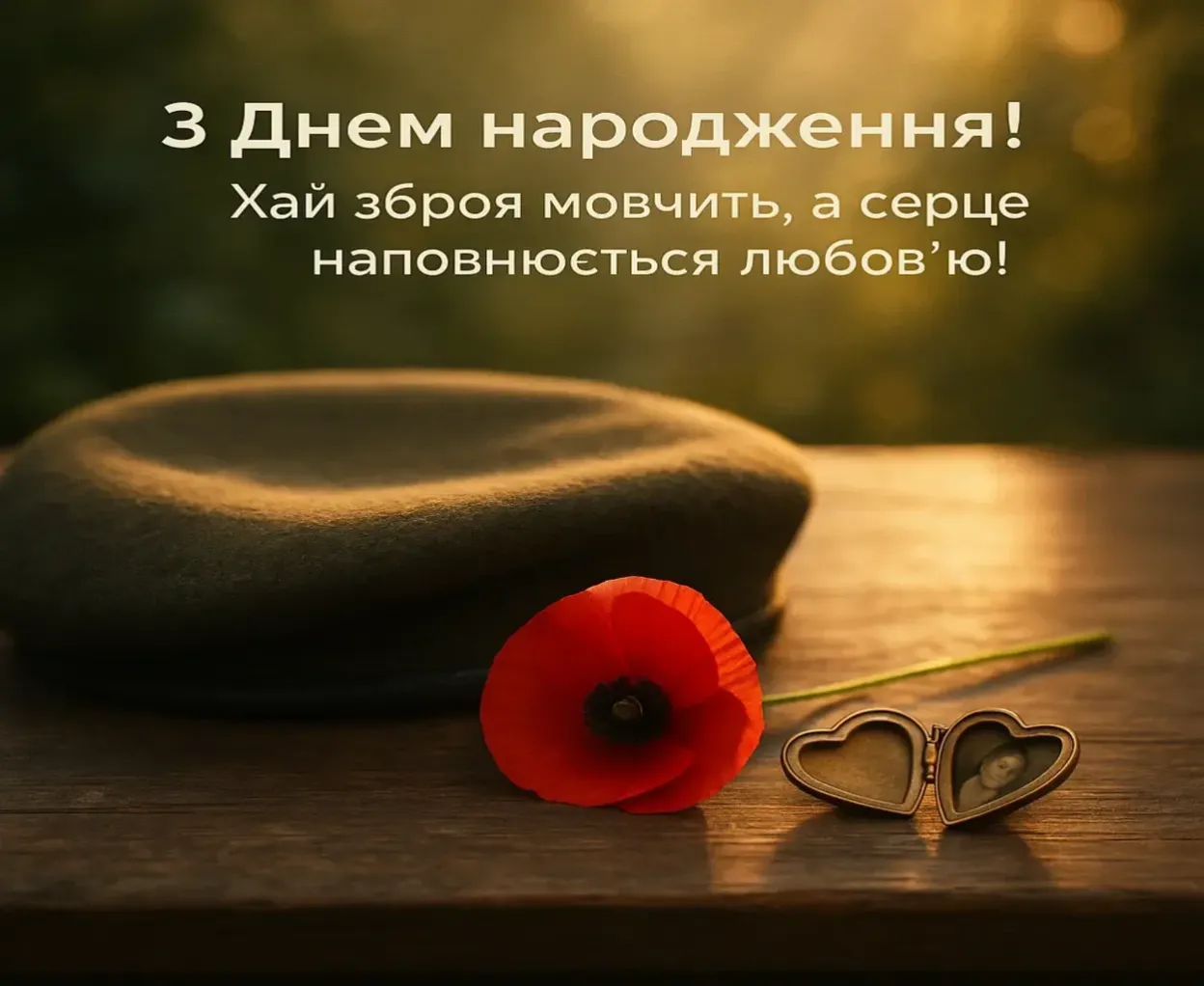 Привітання воїна з днем народження