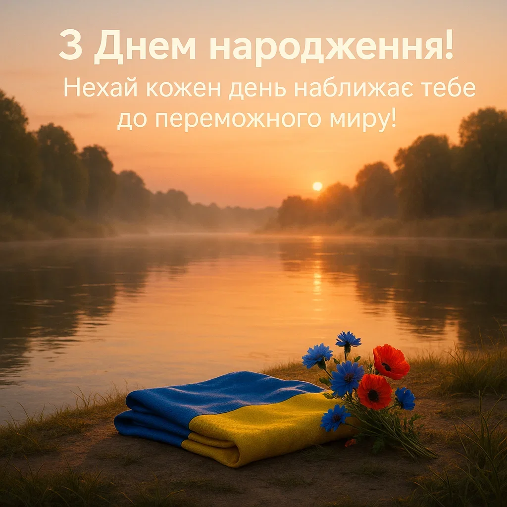 Привітання воїна з днем народження