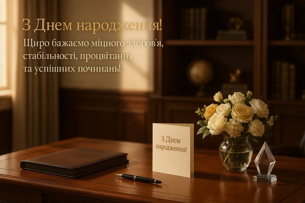 Привітання директора з днем народження