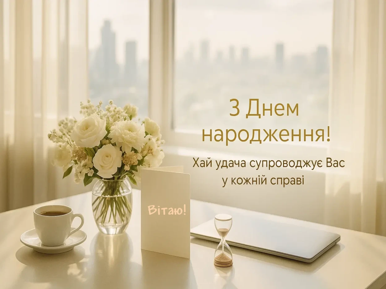 Привітання директора з днем народження