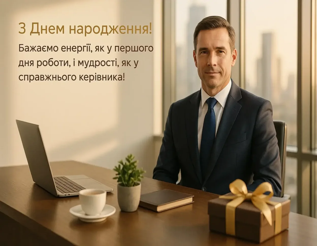 Привітання директора з днем народження