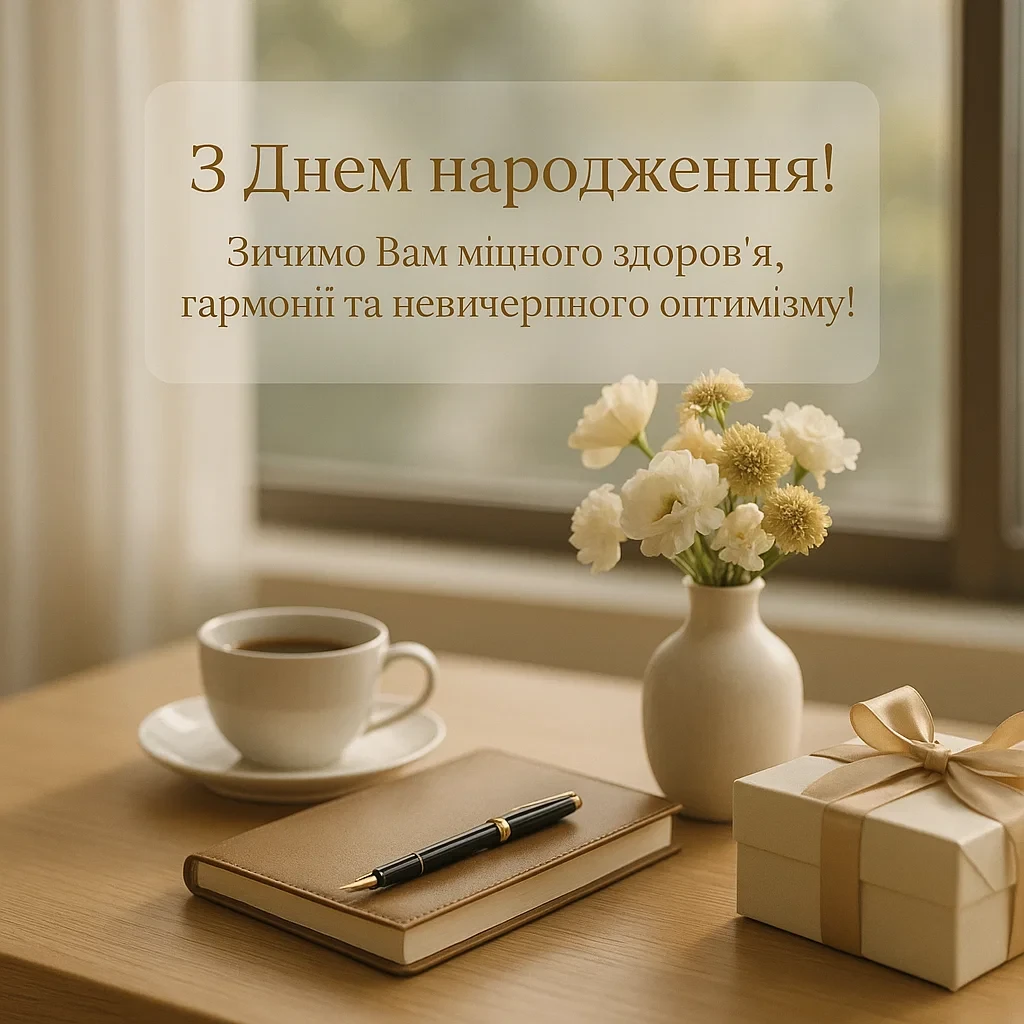 Привітання директора з днем народження