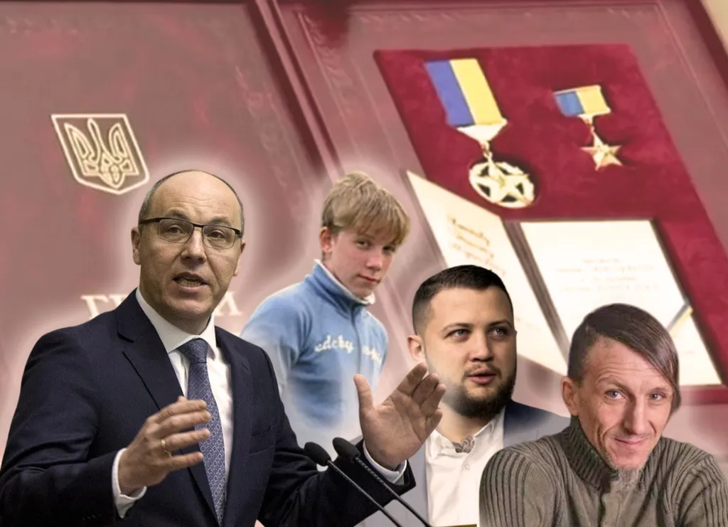 Зеленський присвоїв звання Героя України Парубію, Чубенку, Вакуленку та Афанасьєву (посмертно)