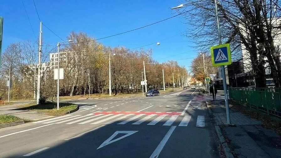 На Козельницькій у Львові нанесли розмітку для нових велосмуг