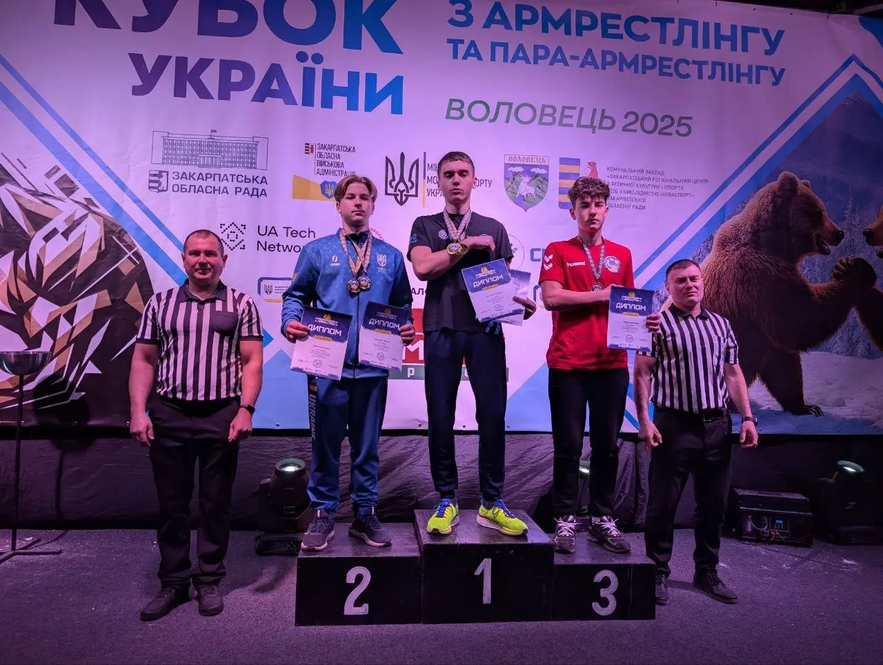 Юний ліцеїст зі Львівщини став абсолютним чемпіоном Кубка України з армрестлінгу
