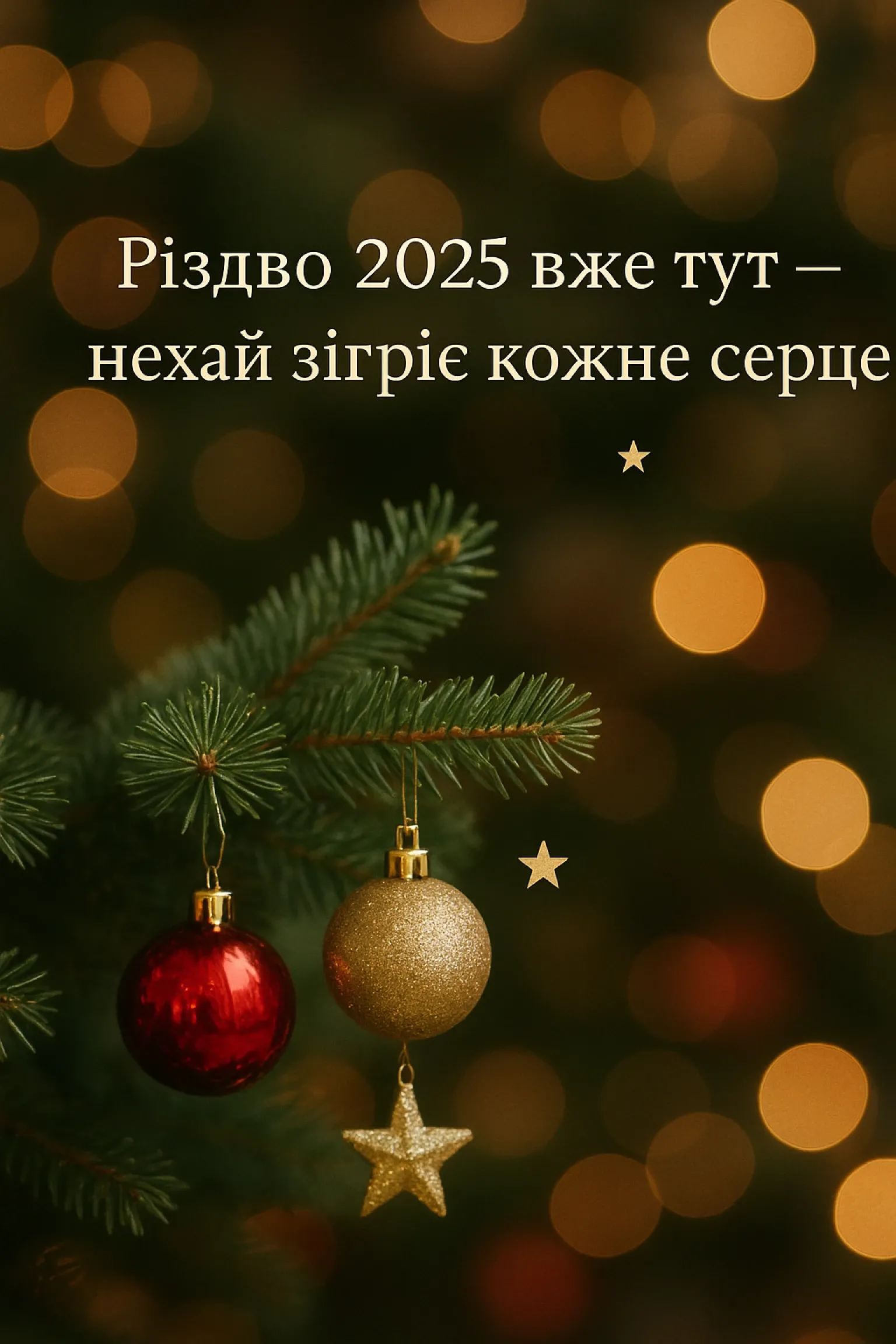 Привітання з різдвом 2025 Привітання з різдвом 2025