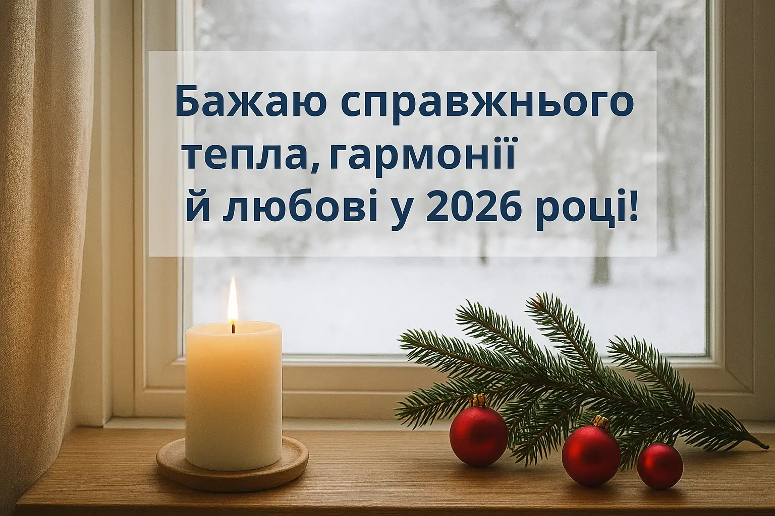 Привітання з прийдешнім новим роком 2026 Привітання з прийдешнім новим роком 2026