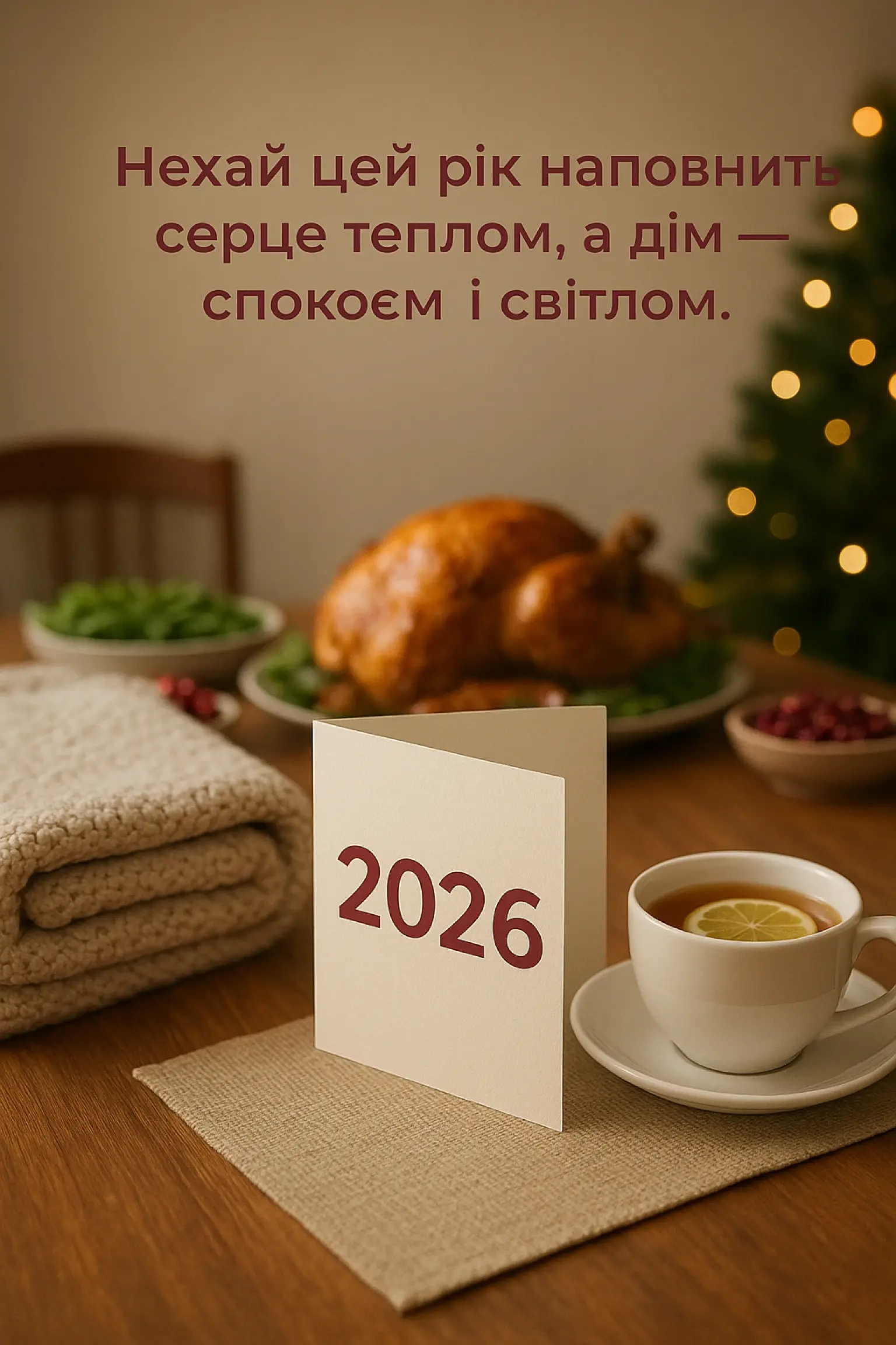 Привітання з прийдешнім новим роком 2026 Привітання з прийдешнім новим роком 2026