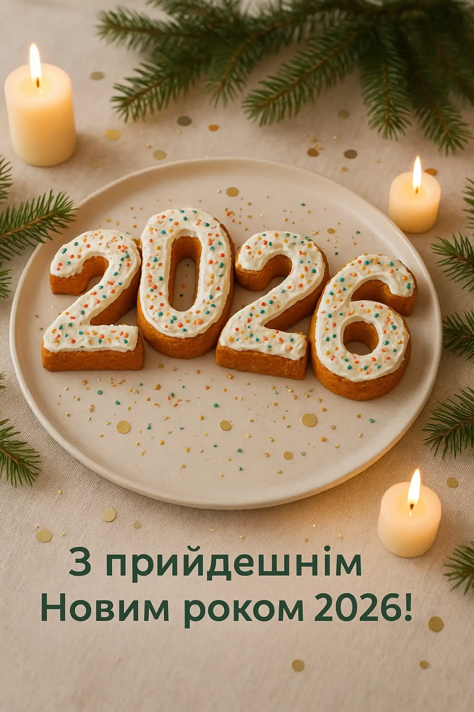 Привітання з прийдешнім новим роком 2026 Привітання з прийдешнім новим роком 2026