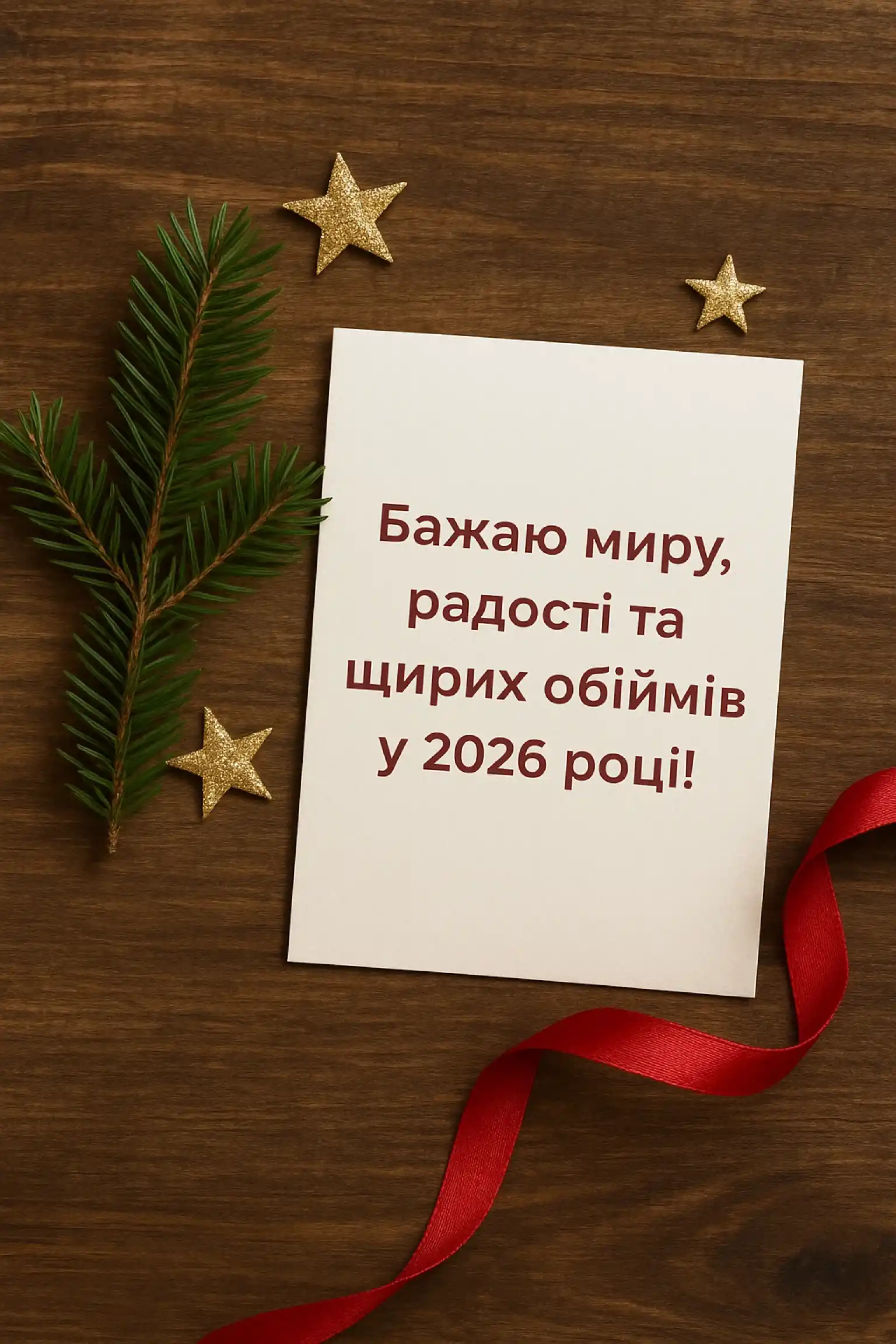 Привітання з прийдешнім новим роком 2026 Привітання з прийдешнім новим роком 2026