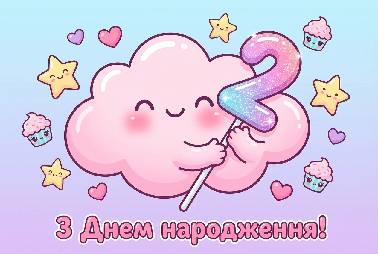 привітання з днем народження внучці 2 роки