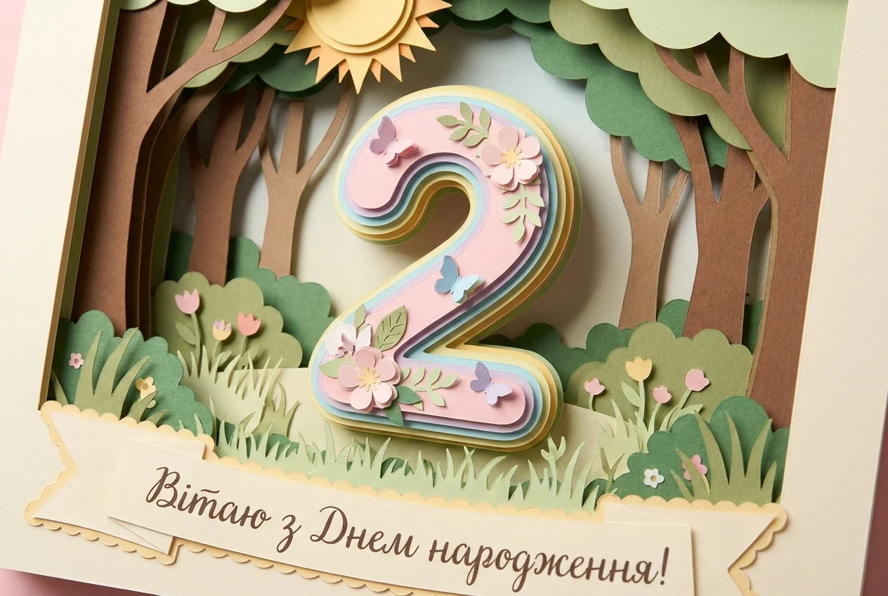 привітання з днем народження внучці 2 роки