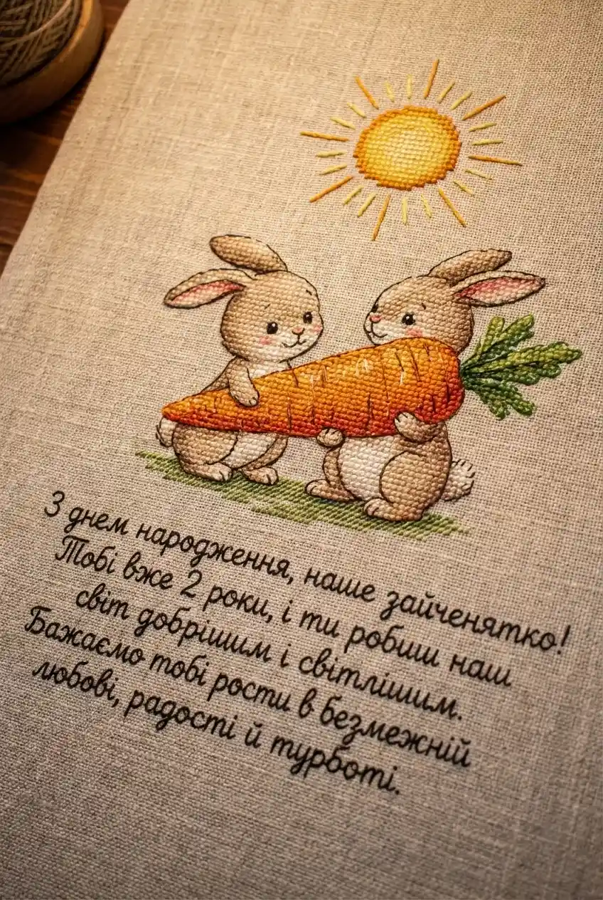 привітання з днем народження внучці 2 роки