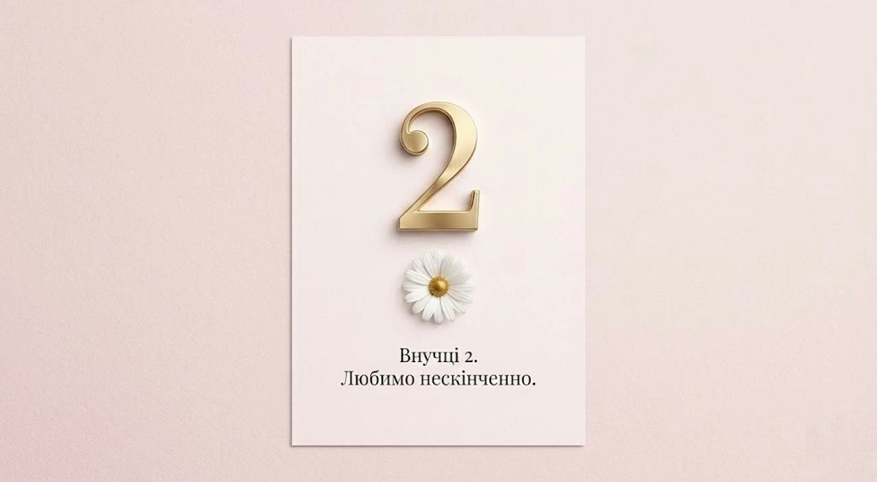 Привітання з днем народження для внучки на 2 роки