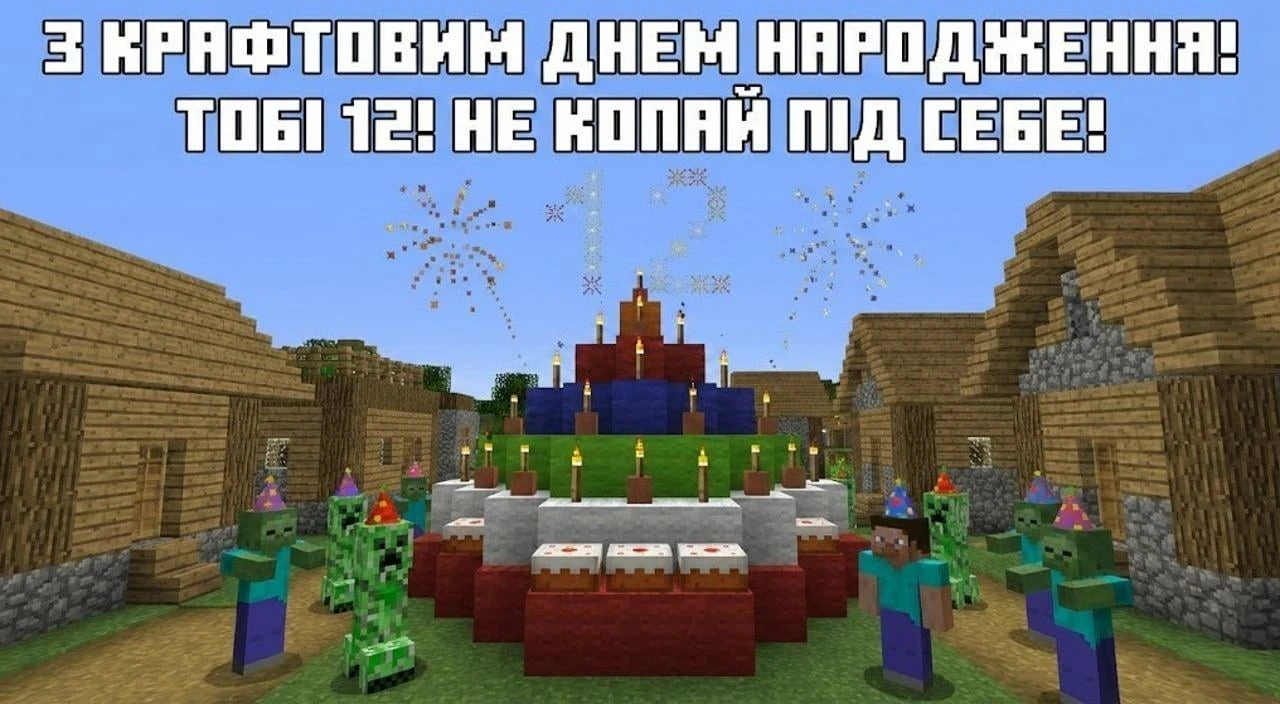 Привітання з днем народження для хлопчика на 12 років