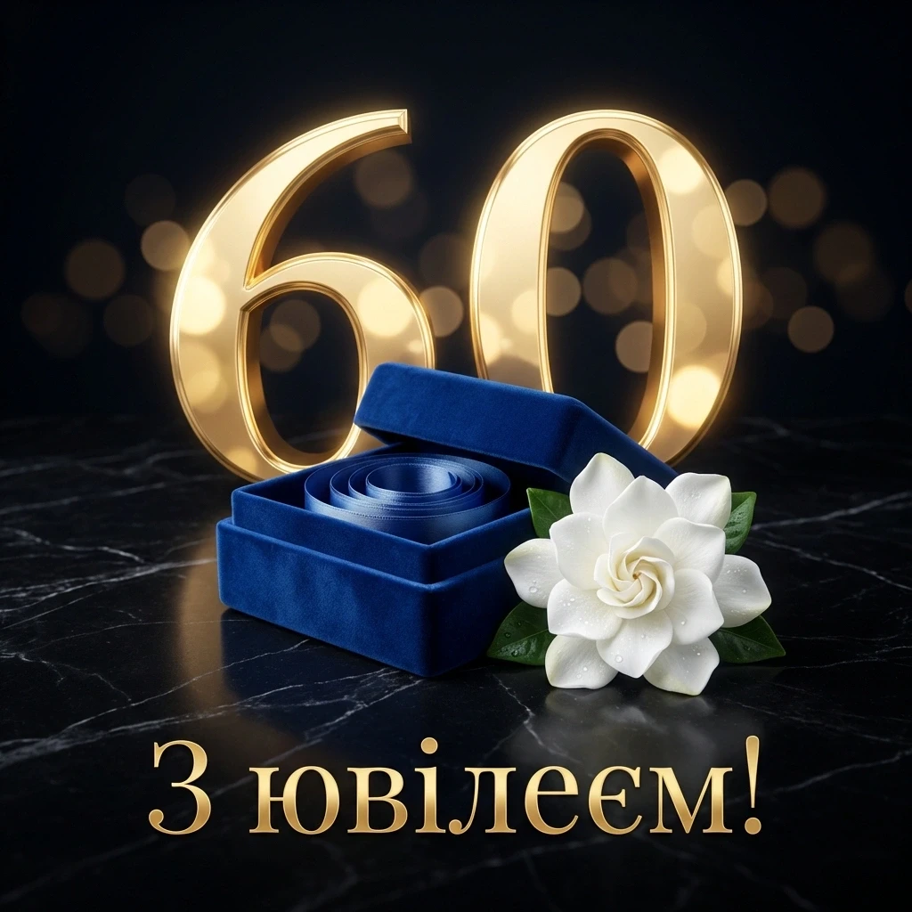 вітання подрузі з ювілеєм 60 років