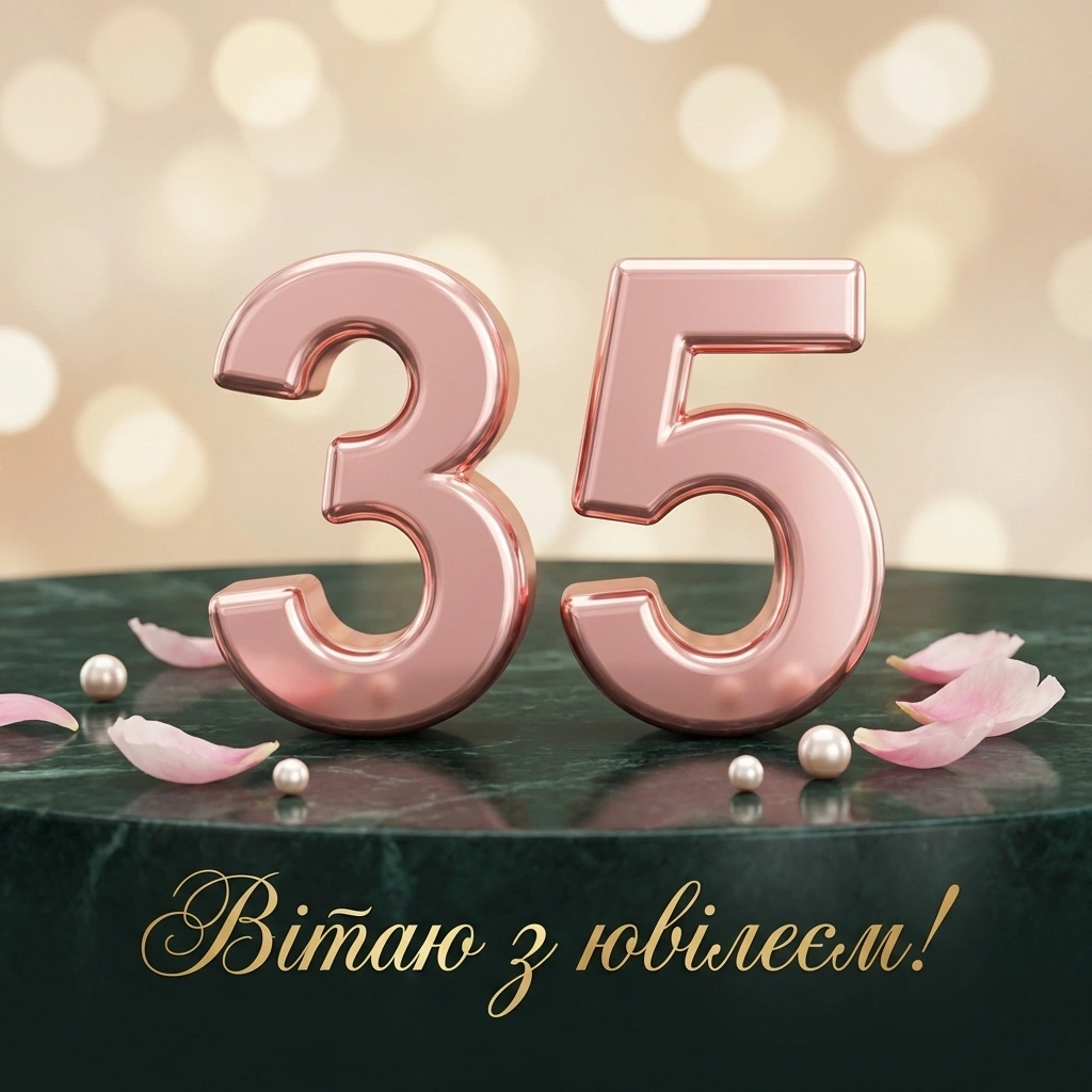 ювілеєм жінці 35 років картинки з 35 річчям