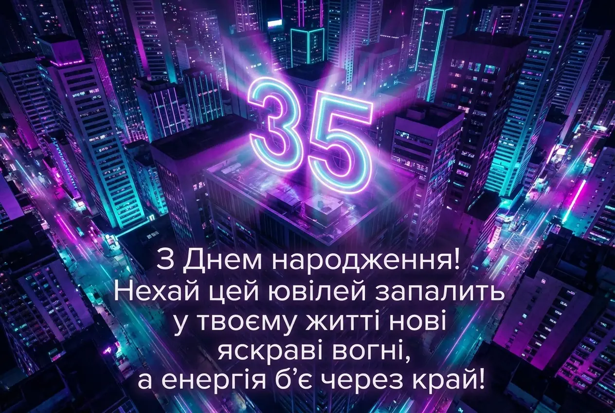 ювілеєм жінці 35 років картинки з 35 річчям