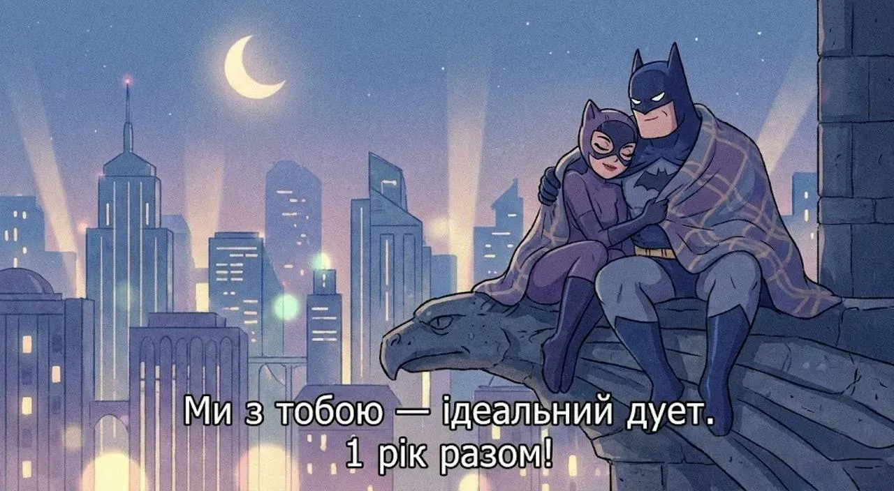Привітання з річницею весілля на 1 рік