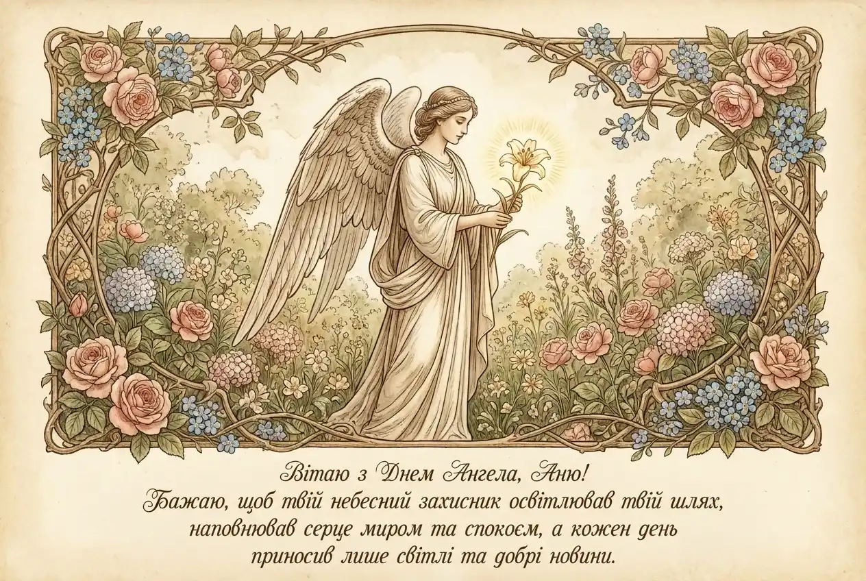аня з днем ангела