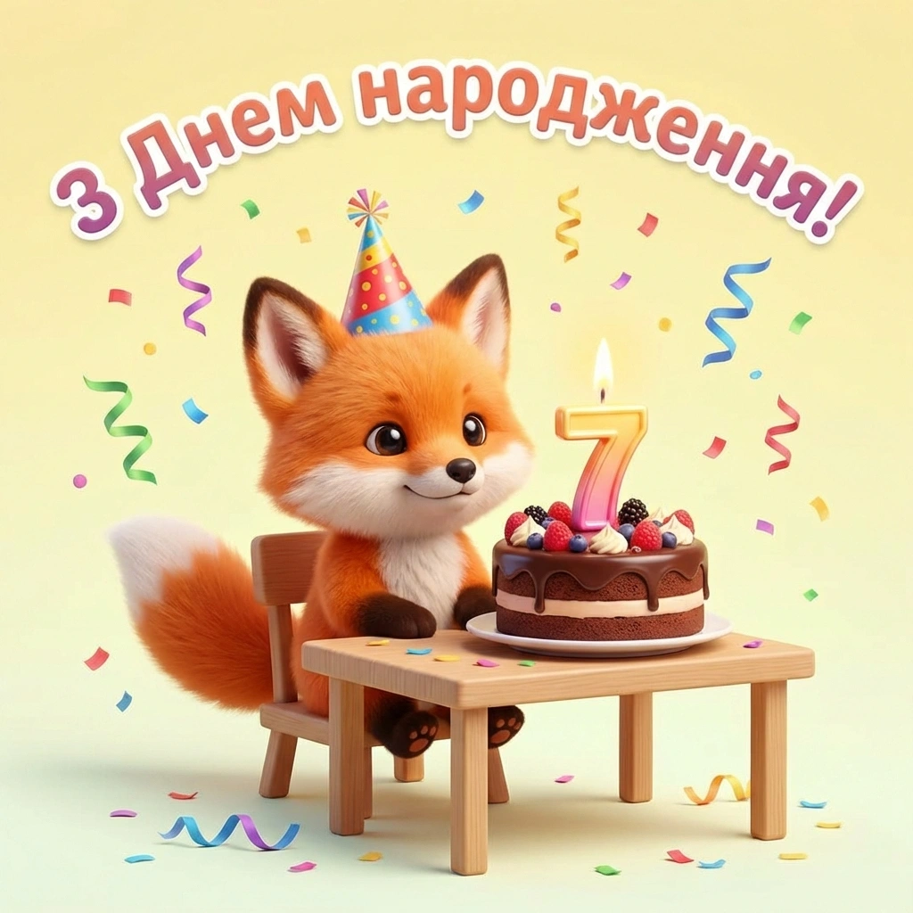 привітання з днем народження внучці 7 років