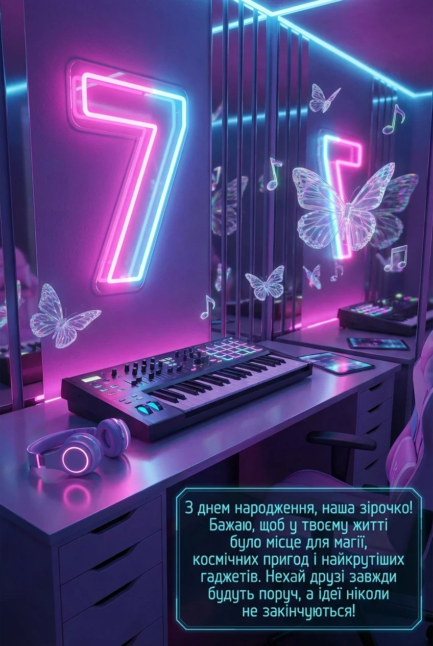 привітання з днем народження внучці 7 років