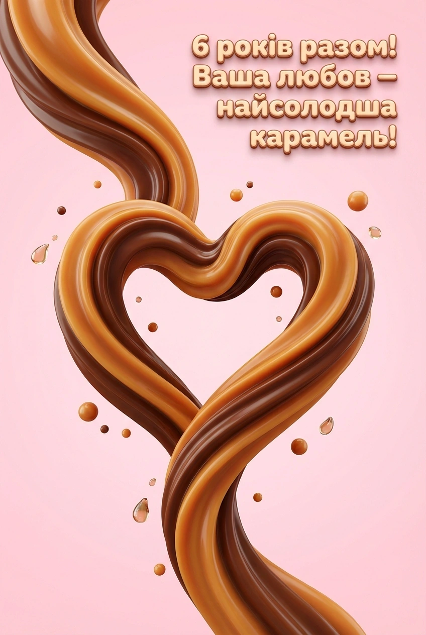 привітання з днем весілля 6 років