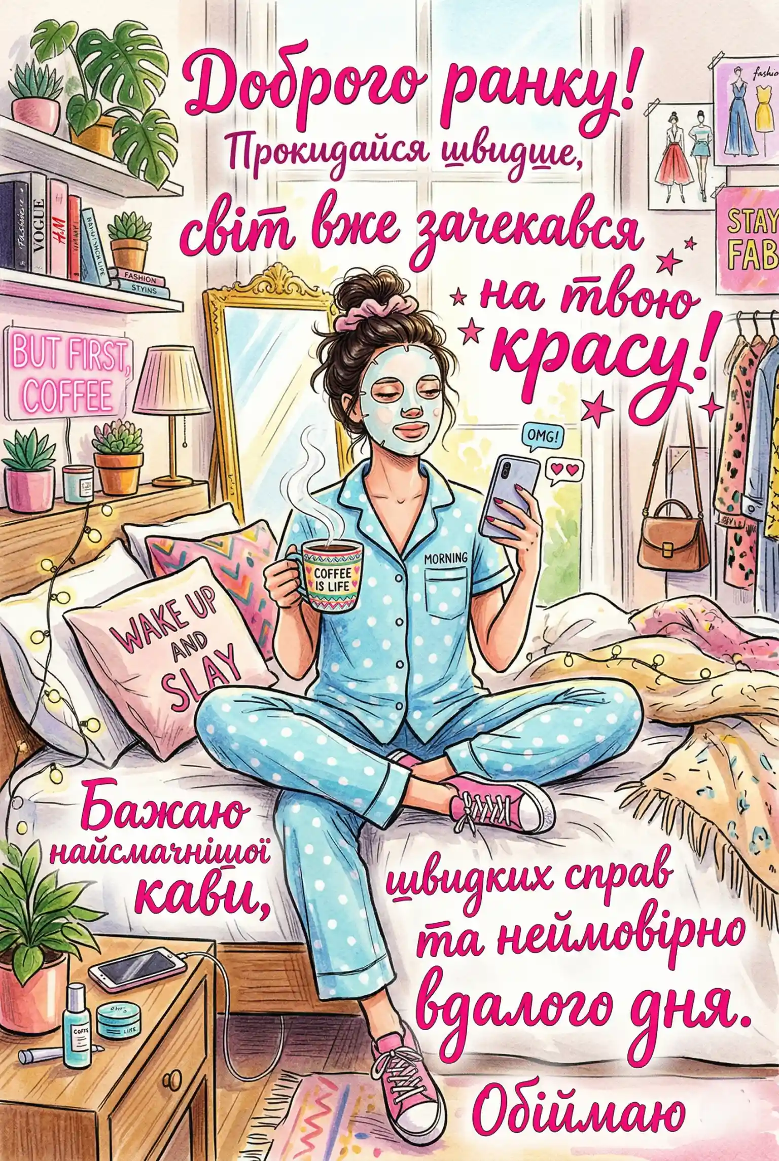 Доброго ранку та доброго дня: найкращі картинки з побажаннями та щирими словами