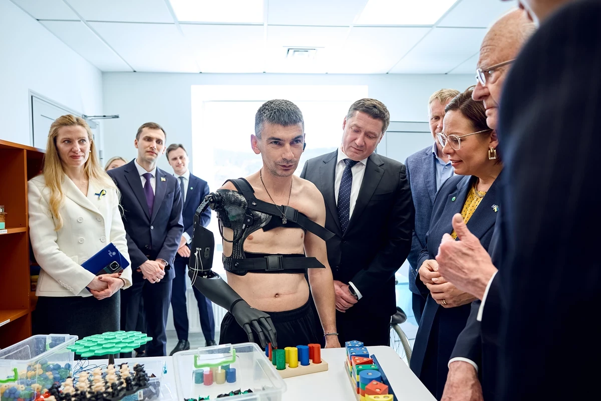 Візит монарха до реабілітаційного центру на Львівщині