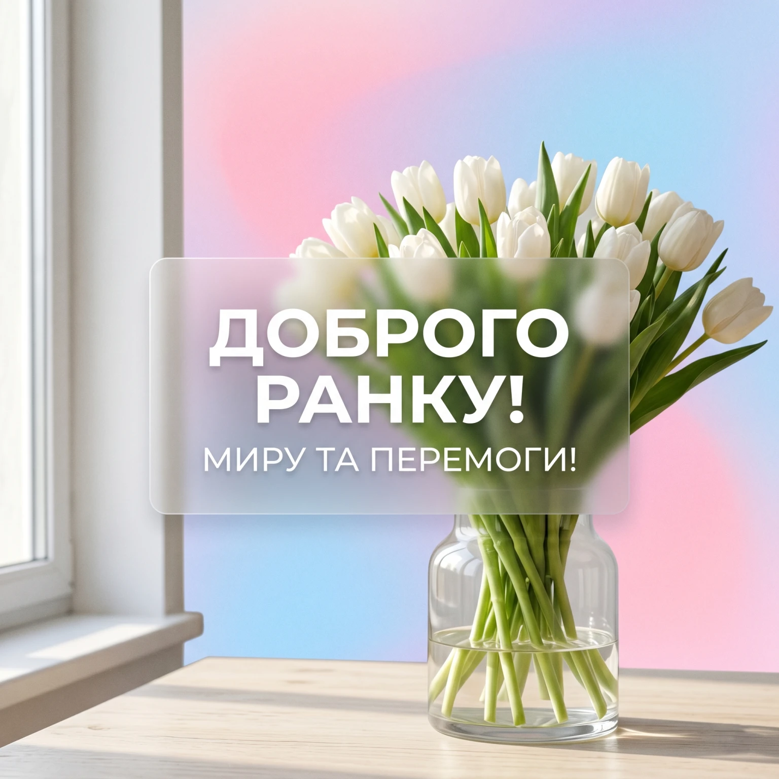 Доброго ранку: букети квітів у ніжних листівках для гарного настрою