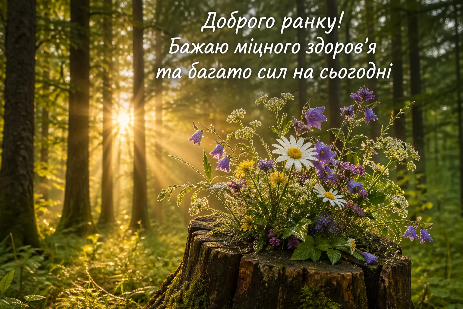 Доброго ранку: букети квітів у ніжних листівках для гарного настрою