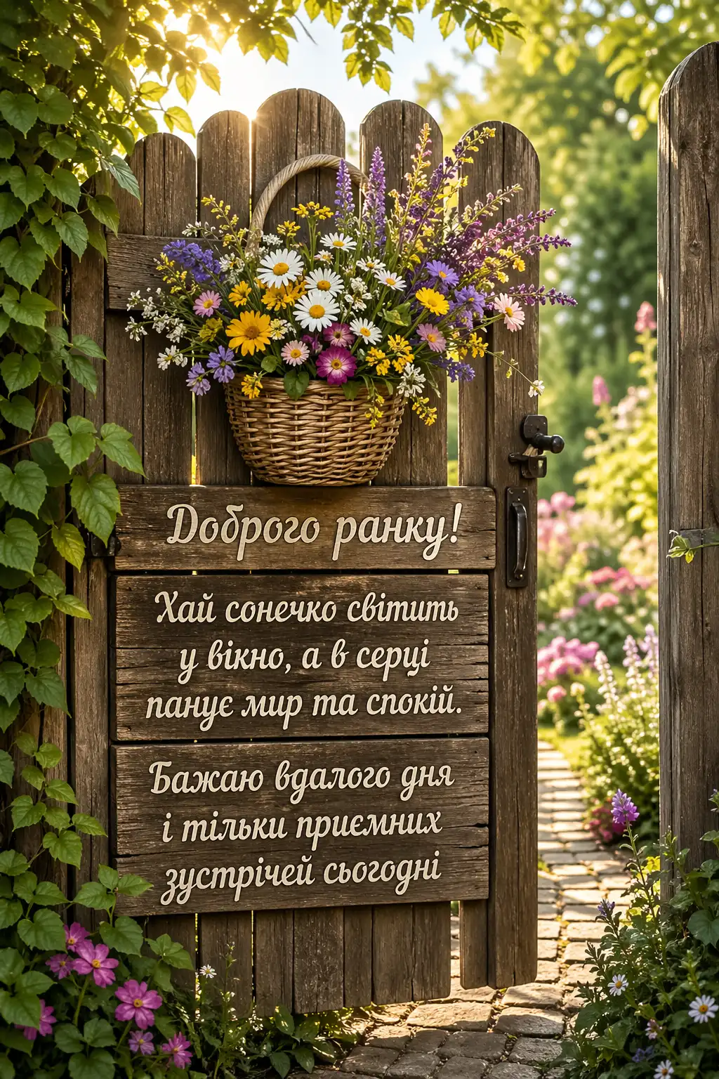 Доброго ранку: букети квітів у ніжних листівках для гарного настрою