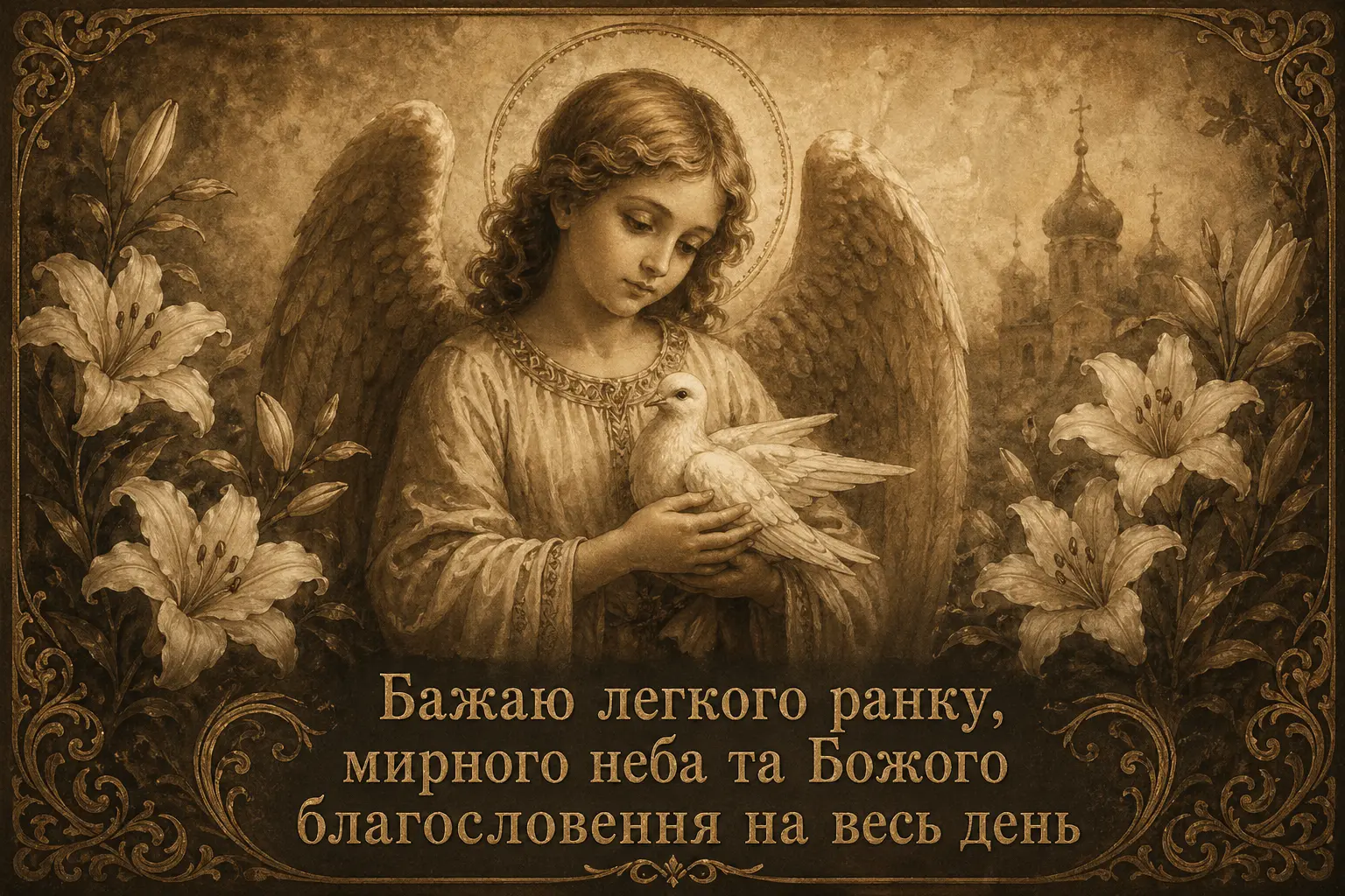 Листівки доброго ранку та мирного неба: найтепліші побажання у картинках