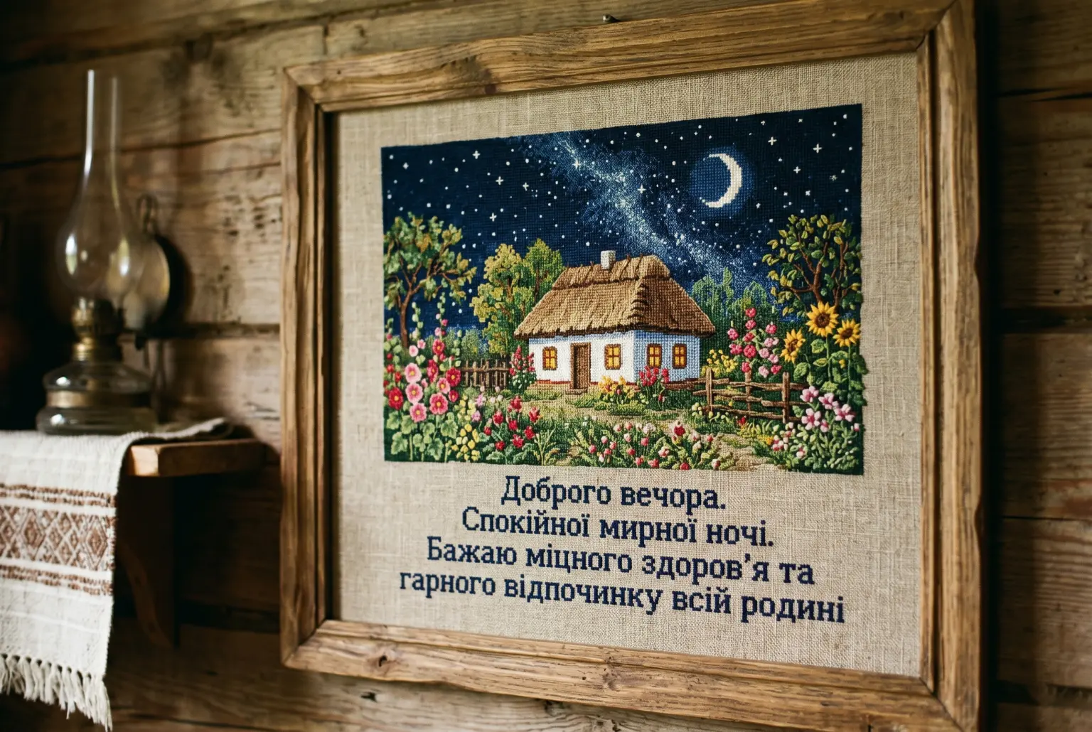 Доброго вечора та спокійної мирної ночі: найкращі побажання у картинках та листівках