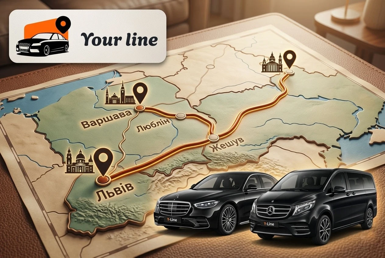 Трансфер Львів – Варшава автомобілями преміум та комфорт класу від Y-Line