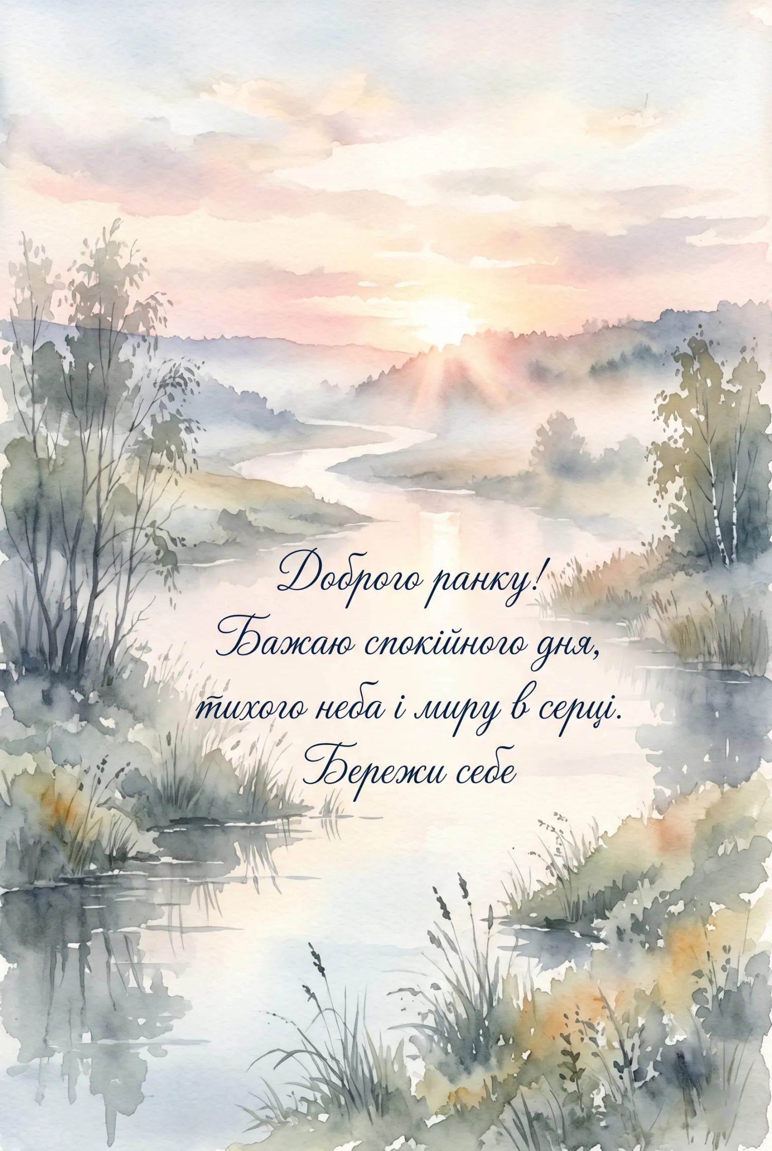 Побажання доброго ранку в картинках: душевна добірка для гарного настрою та мирного дня