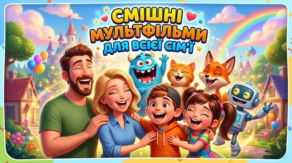 Смішні мультфільми для всієї сім’ї від Pixar до DreamWorks