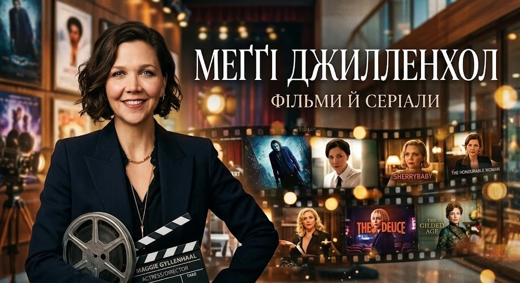 Усі фільми й серіали з Меґґі Джилленгол у головній ролі