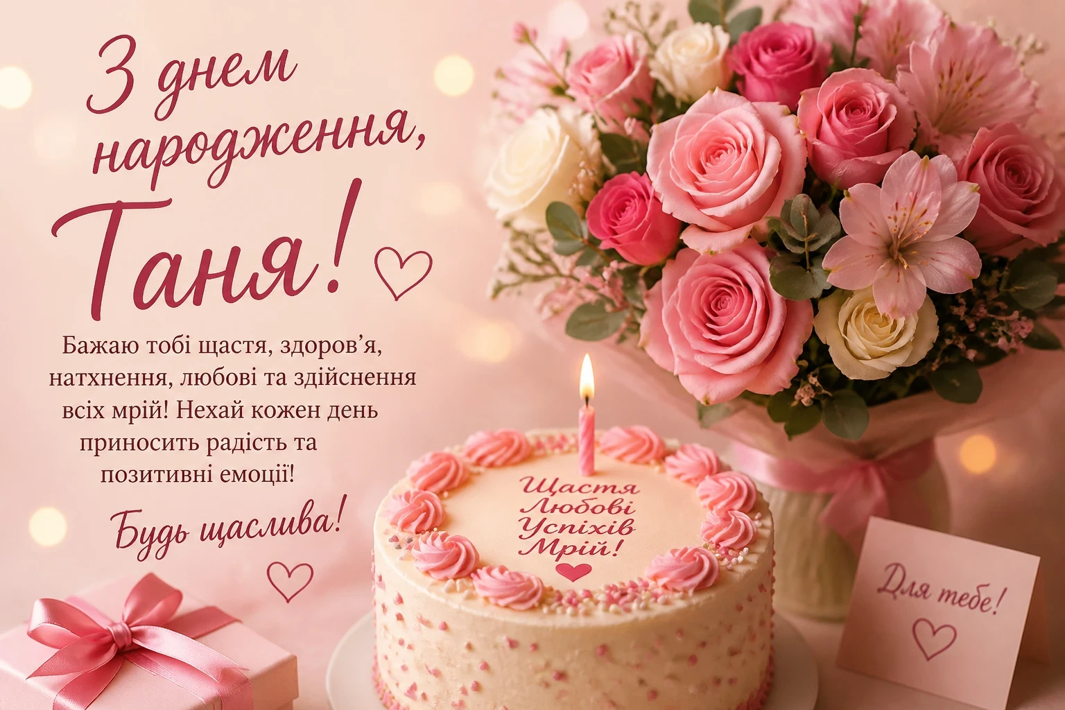 З днем народження для Тані