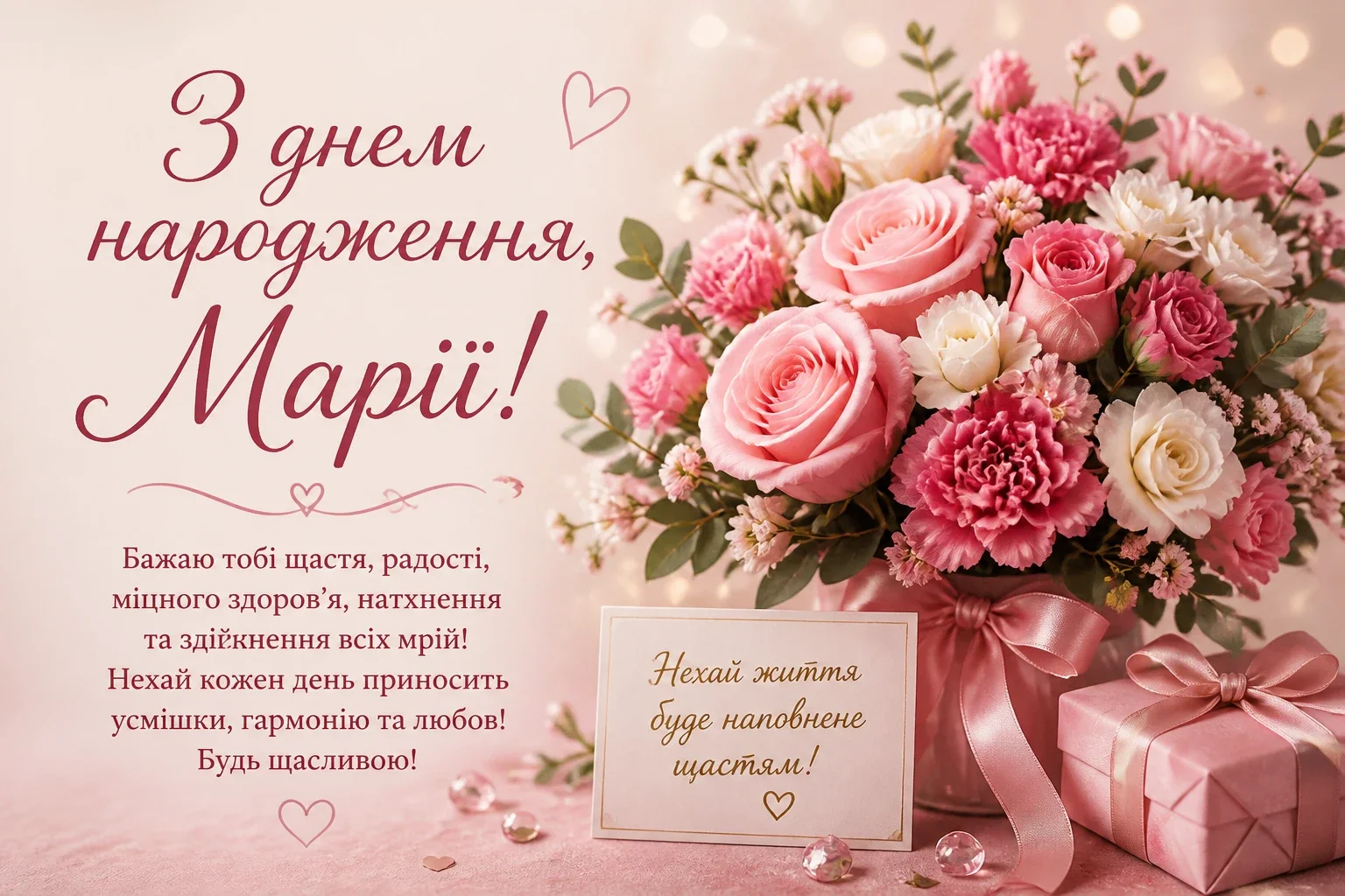 З днем народження для Марії