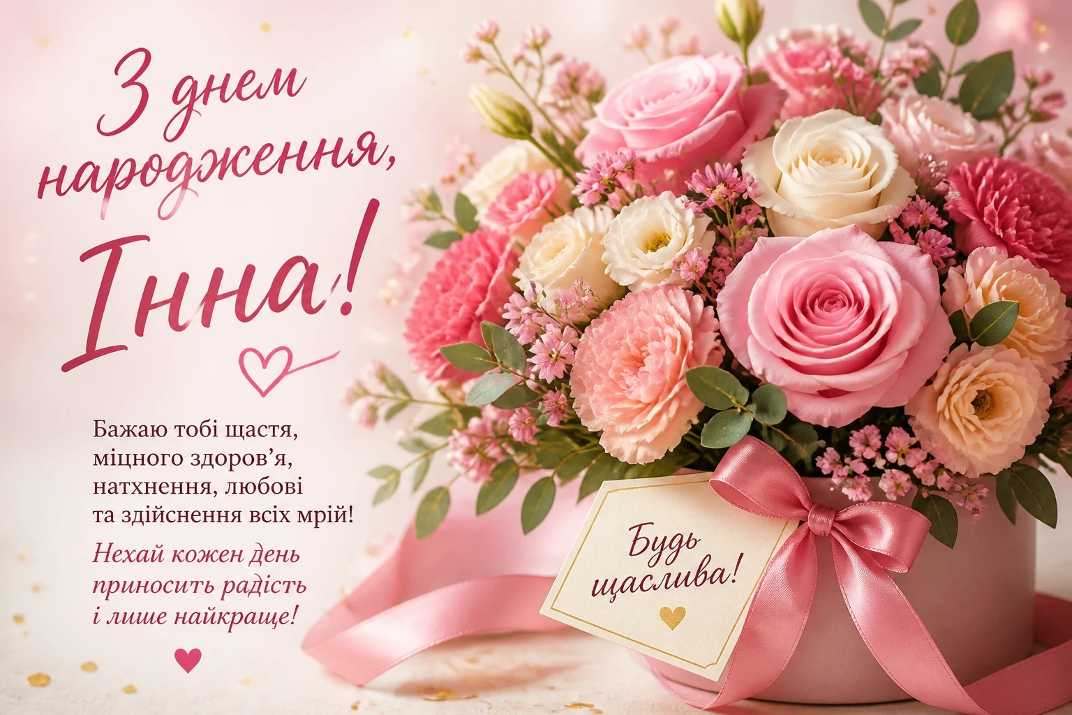 З днем народження для Інни