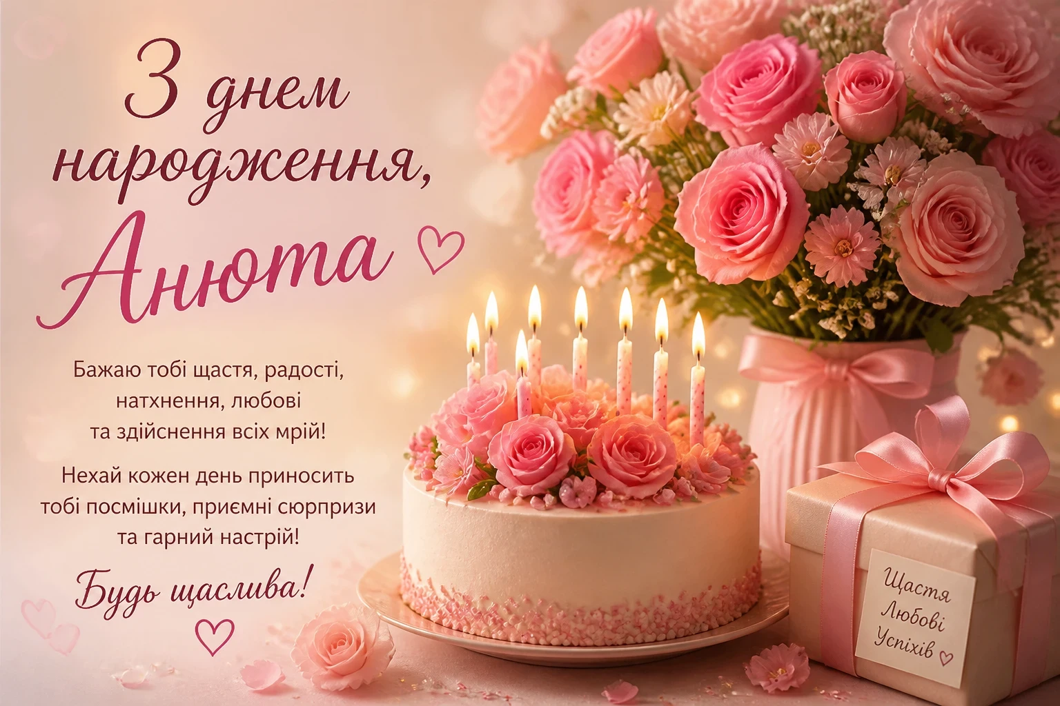 З днем народження, Анюта