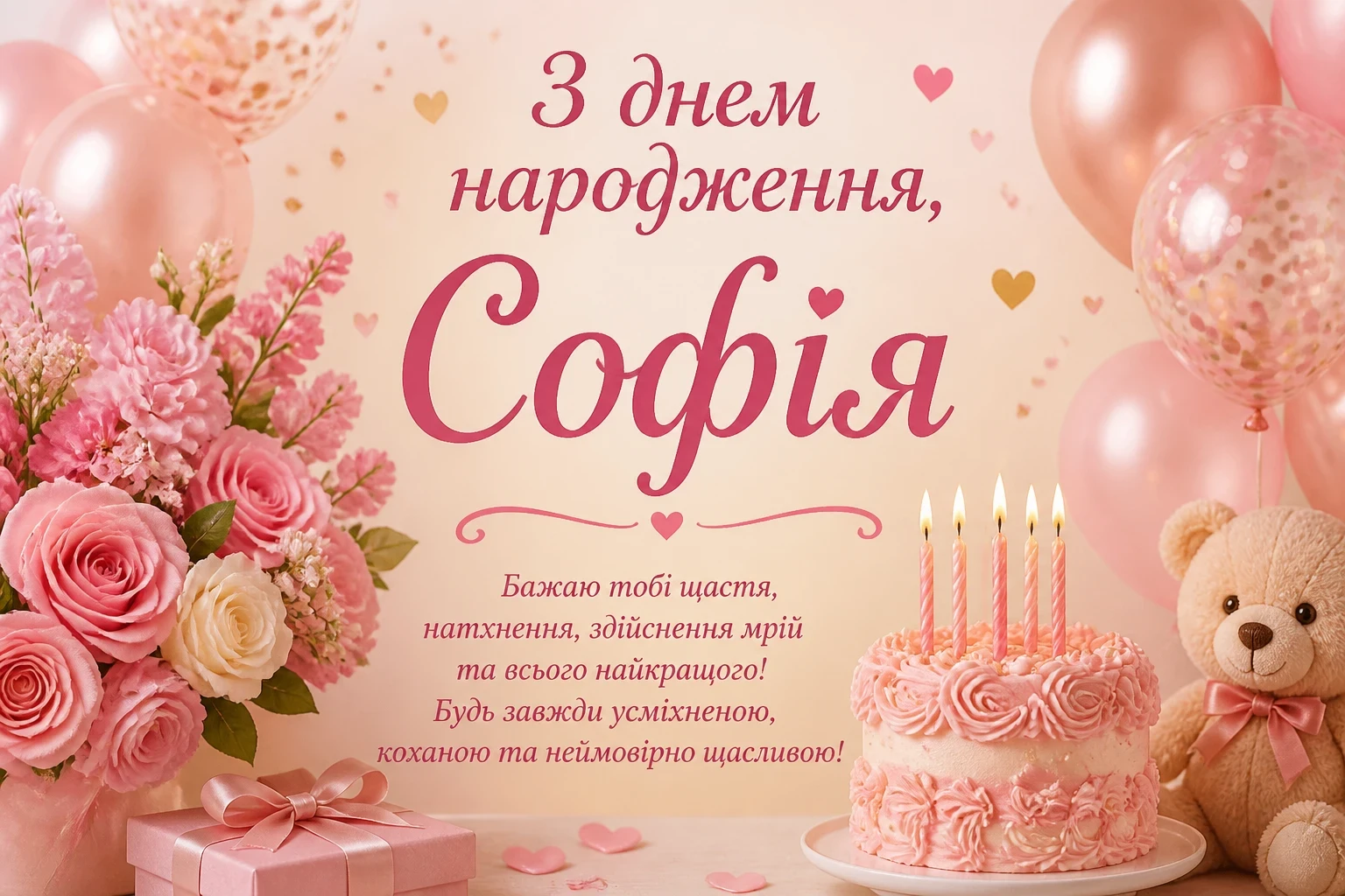 З днем народження, Софія