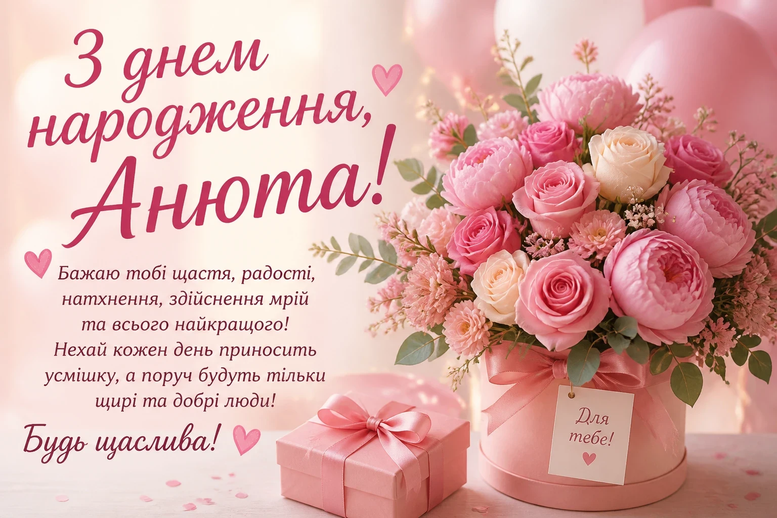 З днем народження Анюта