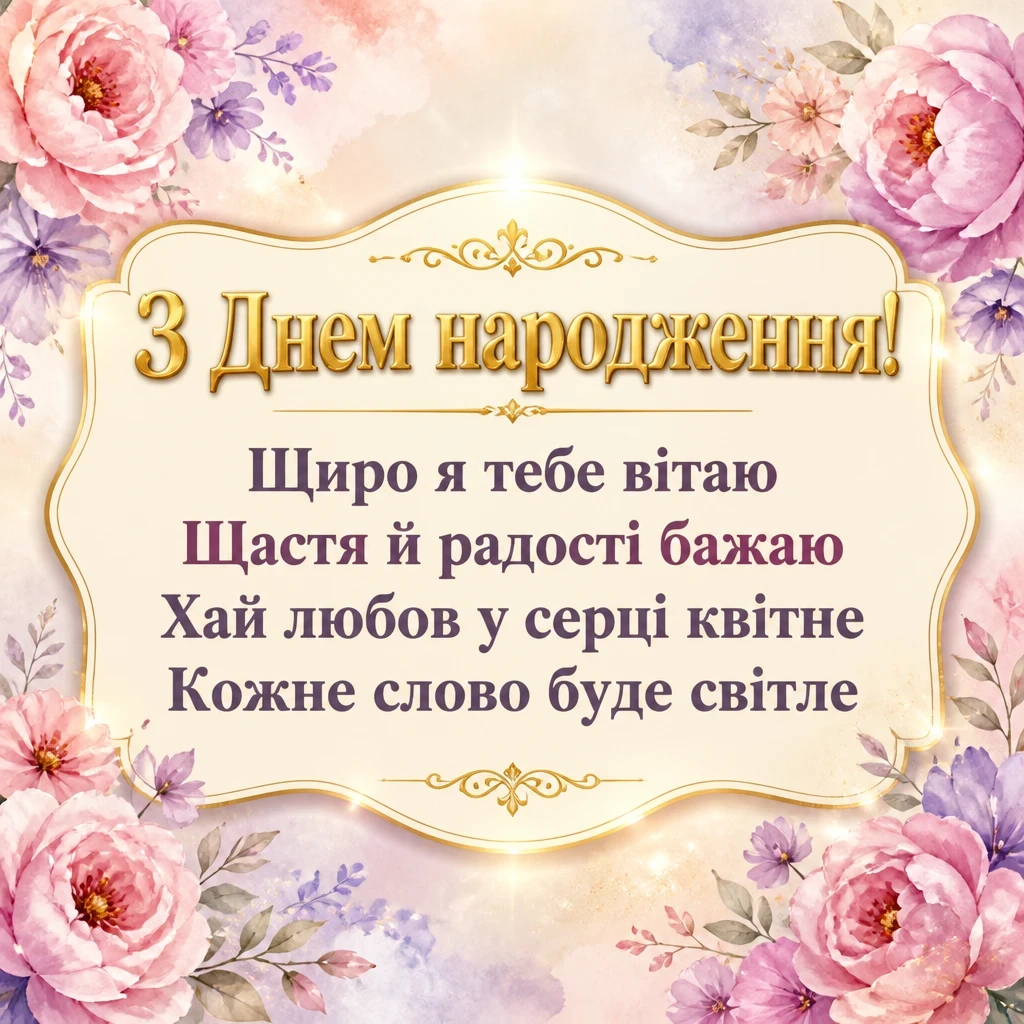 привітання подрузі з днем народження