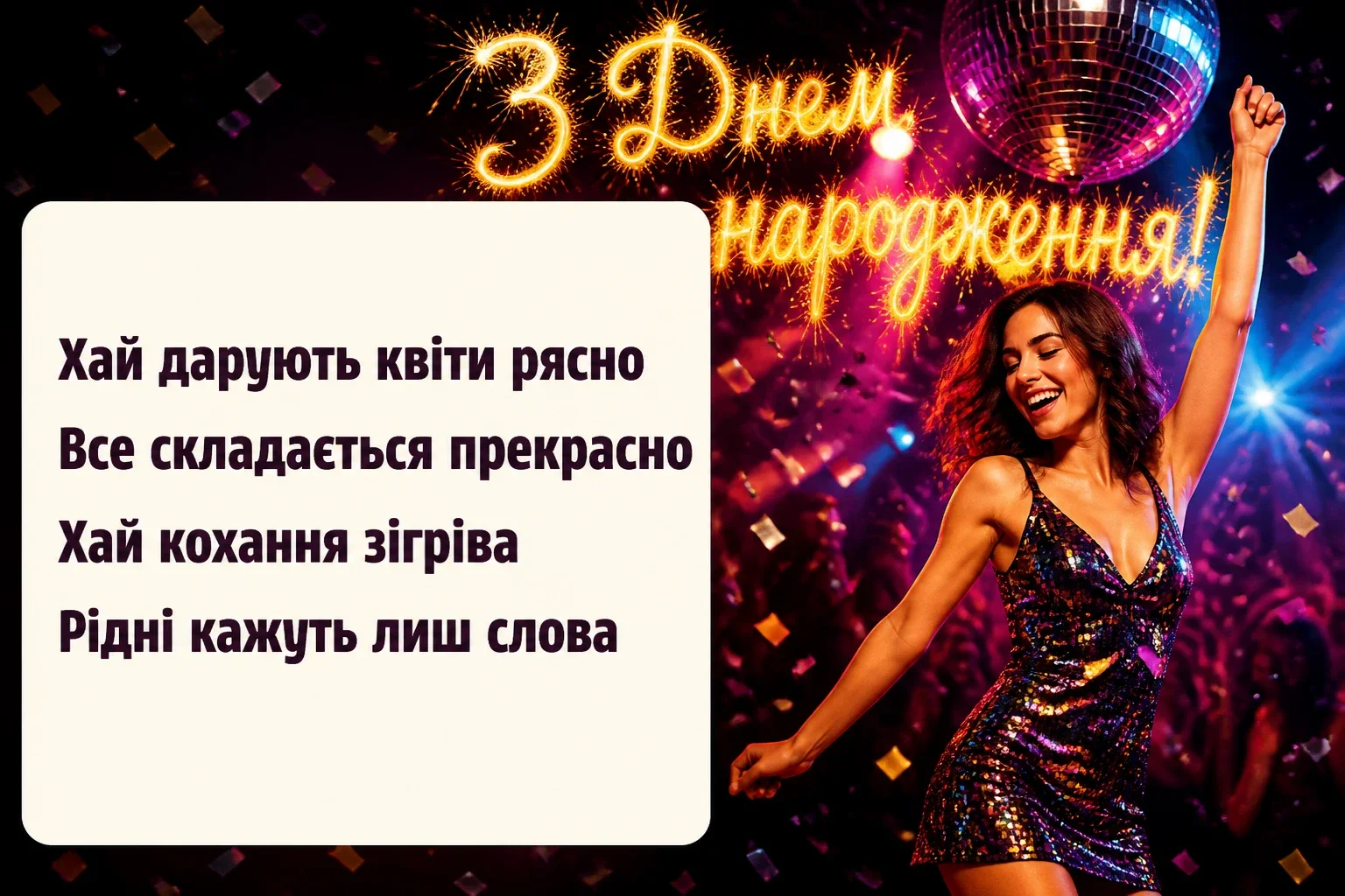 привітання подрузі з днем народження